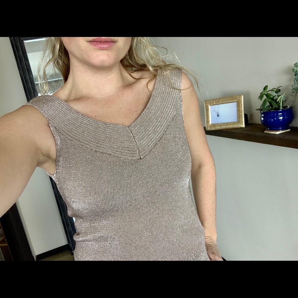 Topshop shimmer top